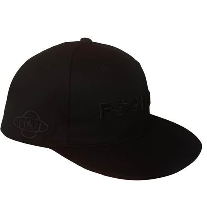 Focused Blackout SnapBack Cap