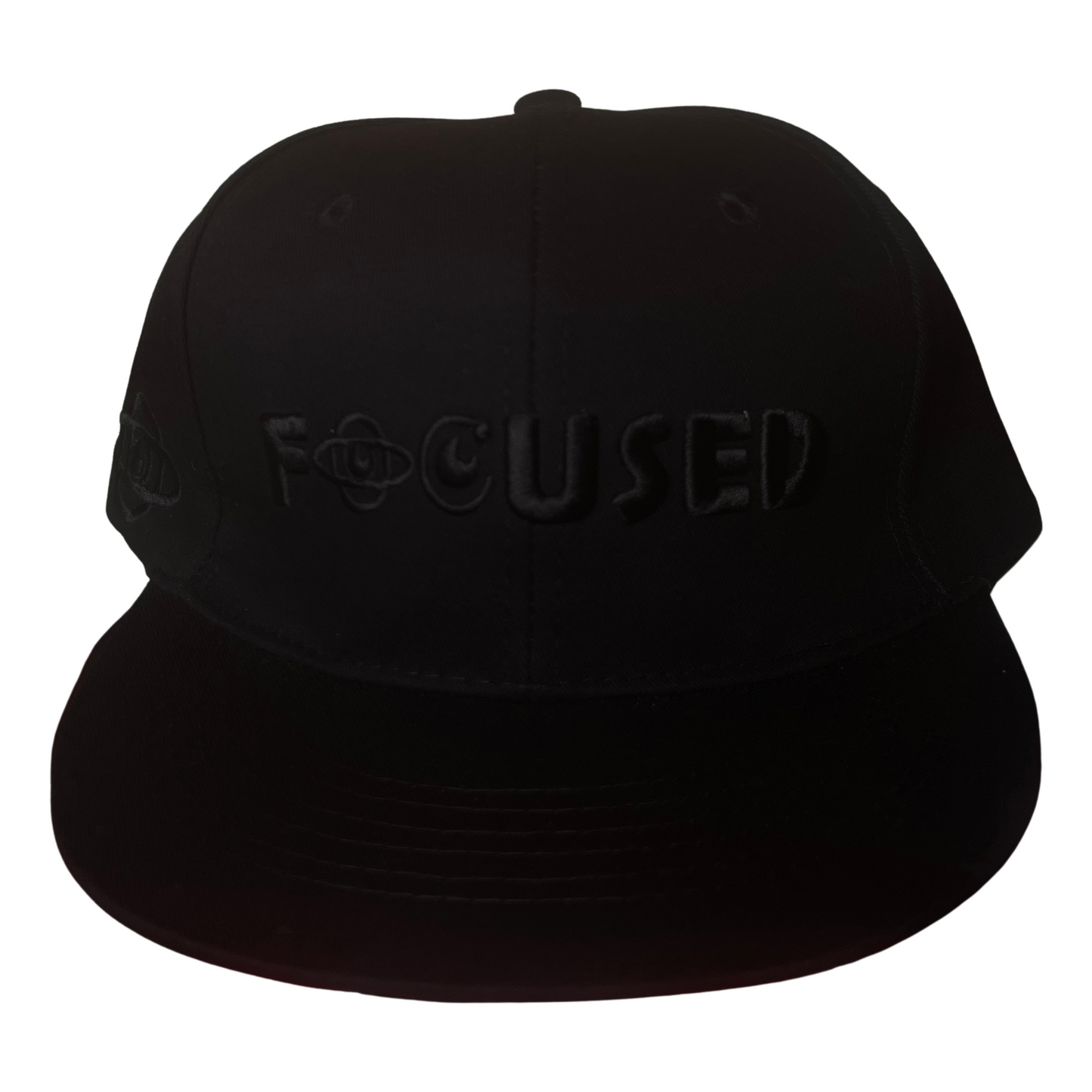 Focused Blackout SnapBack Cap